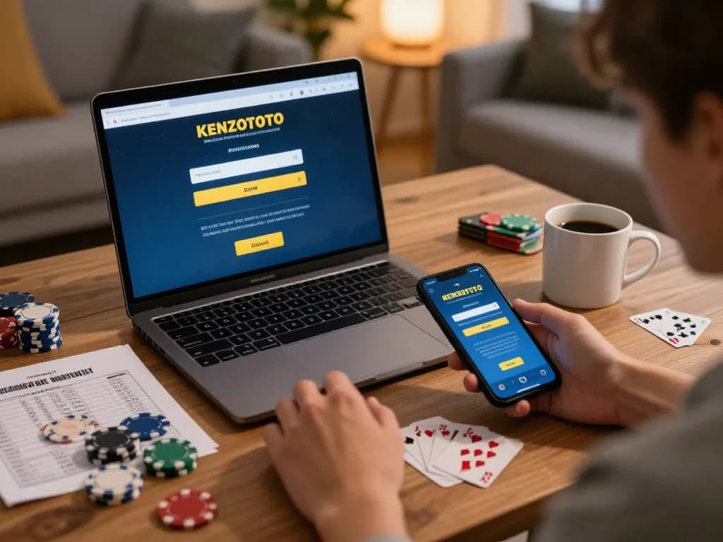 Login ke KENZOTOTO untuk perjudian online sambil merencanakan di suasana rumah yang nyaman.