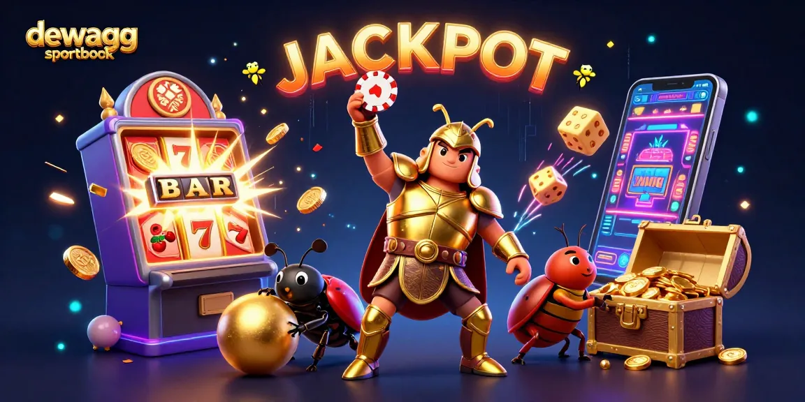 Engage with the excitement of dewagg sportbook as cartoon beetles and jackpots collide in thrilling action!