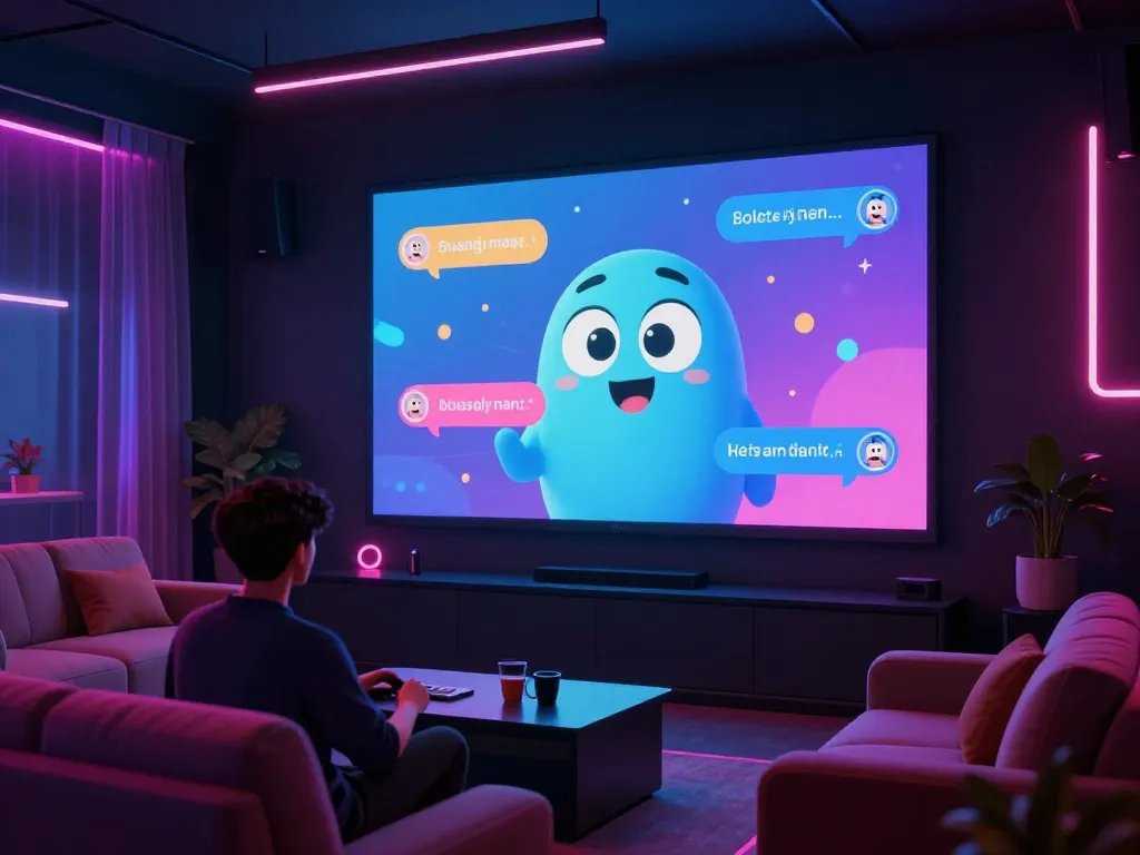 Dynamic NSFW AI chat scene showcasing playful interactions with engaging characters and inviting atmosphere for ai chat nsfw experiences.