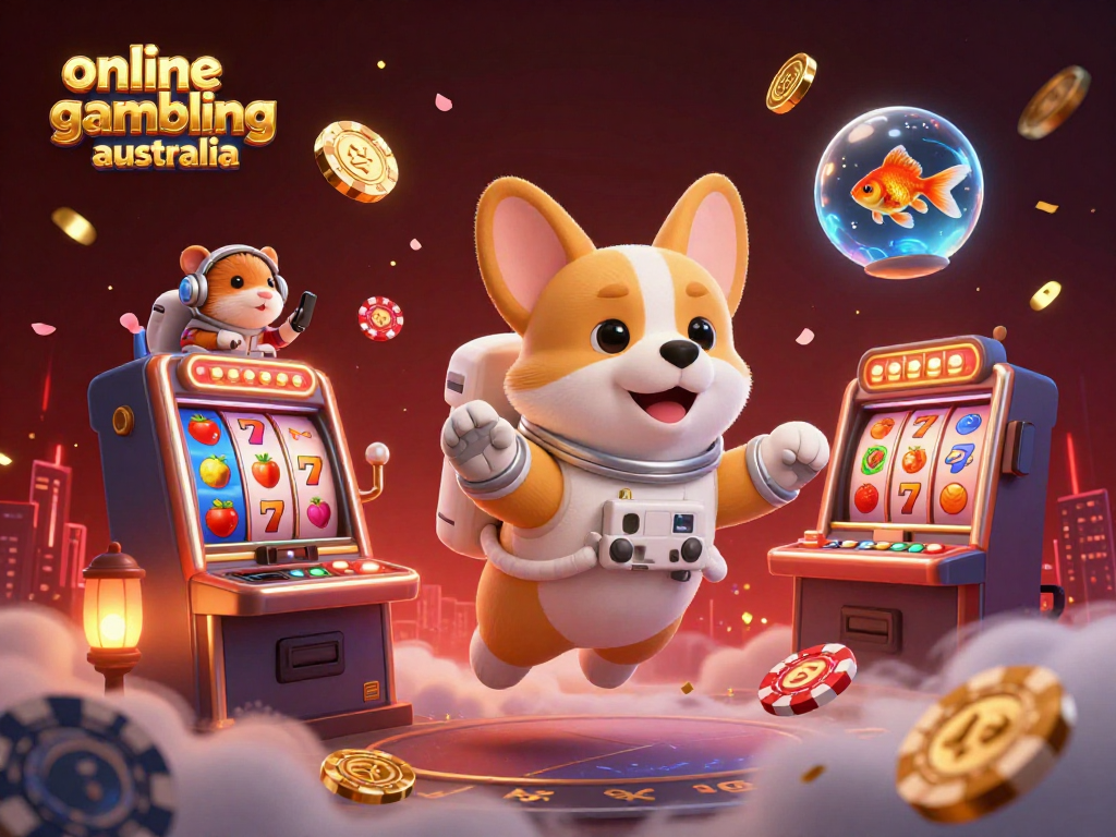 Experience thrilling gameplay in online gambling australia casinos with vibrant slots and animated characters.