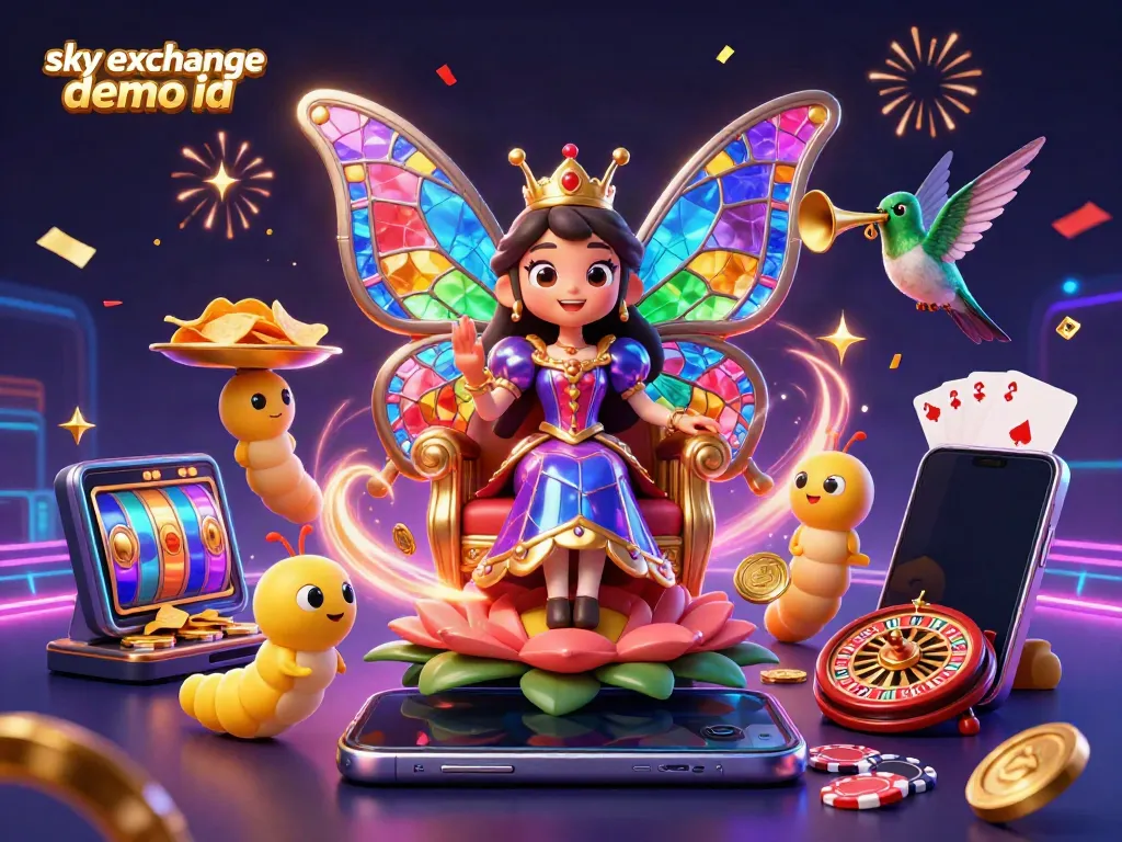 Experience the excitement with a sky exchange demo id featuring vibrant casino games and characters in action.