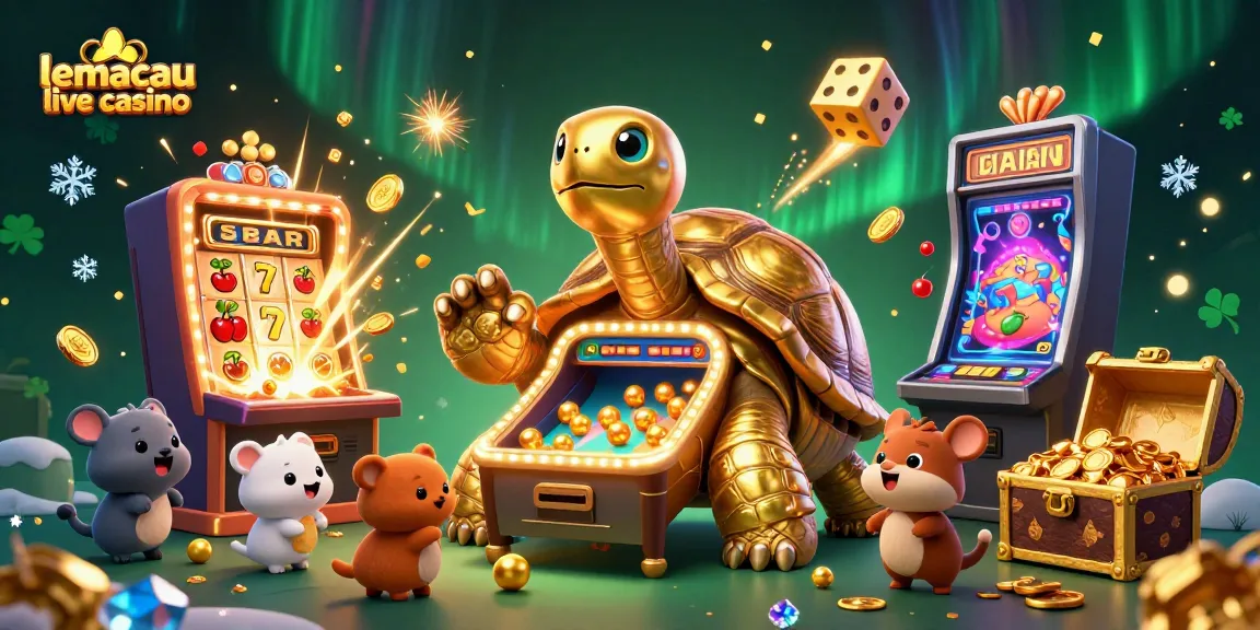Experience the excitement of lemacau live casino with vibrant 3D gaming elements bursting with action.