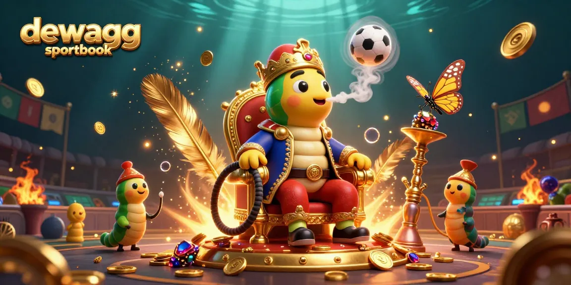 Experience the thrilling action at dewagg sportbook with vibrant sports betting elements and engaging characters.