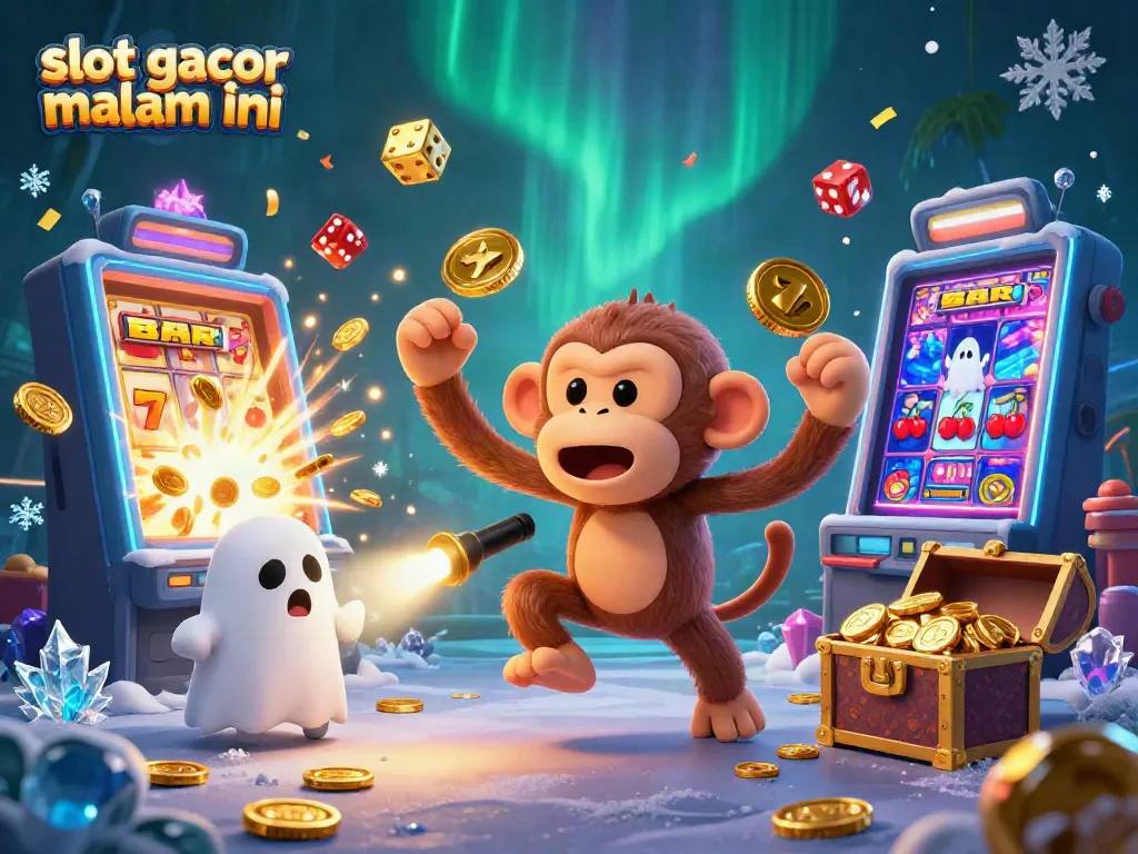 Slot gacor malam ini dengan jackpot menakjubkan, simak aksi kucing hantu dan monyet jahil di kasino.