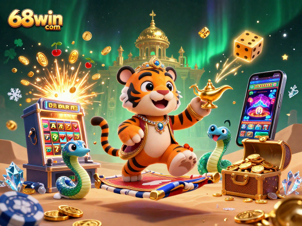 Experience thrilling wins at 68win com with a vibrant casino adventure featuring a dynamic jackpot explosion.