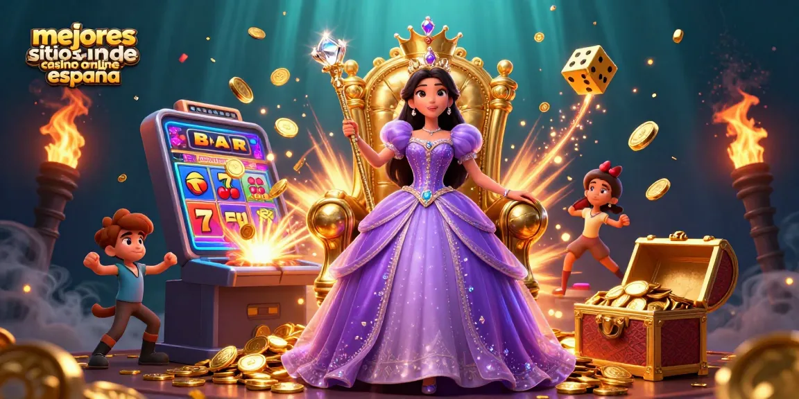 Engage with mejores sitios de casino online españa through a vibrant 3D illustration showcasing casino elements.