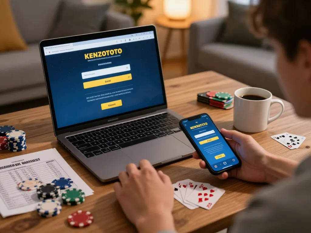 Login ke KENZOTOTO untuk perjudian online sambil merencanakan di suasana rumah yang nyaman.