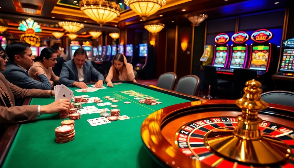 Engage with thrilling poker games and luxurious ambiance at https://kk55.host/ casino scene.