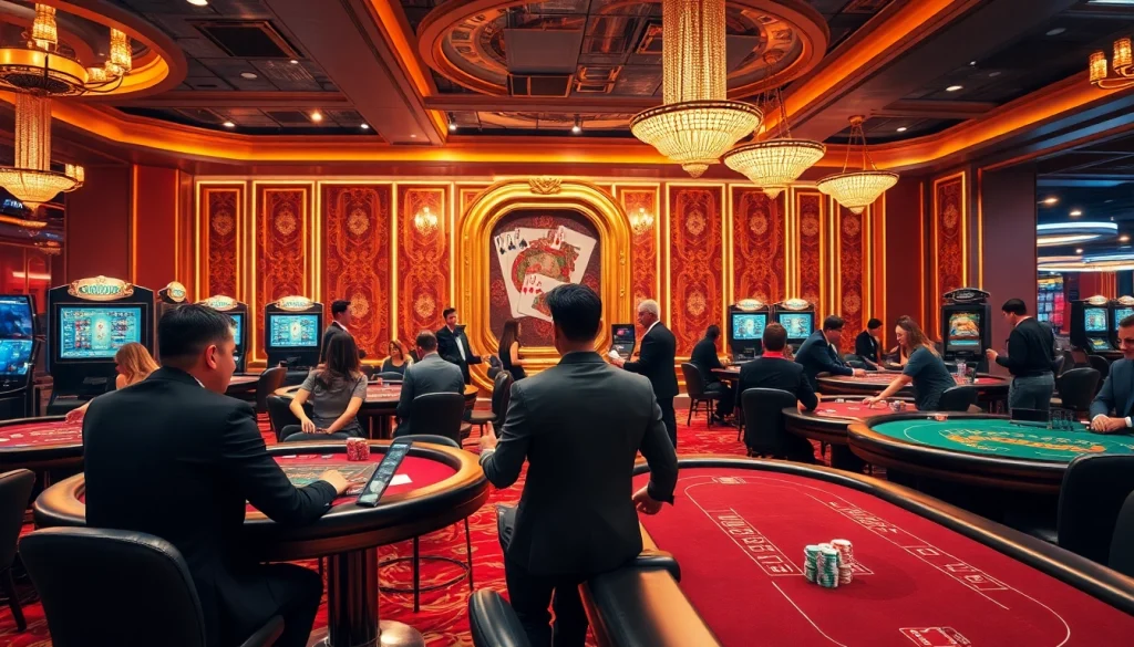 에볼루션 게임에서 플레이어와 딜러가 소통하는 모습을 담은 사진