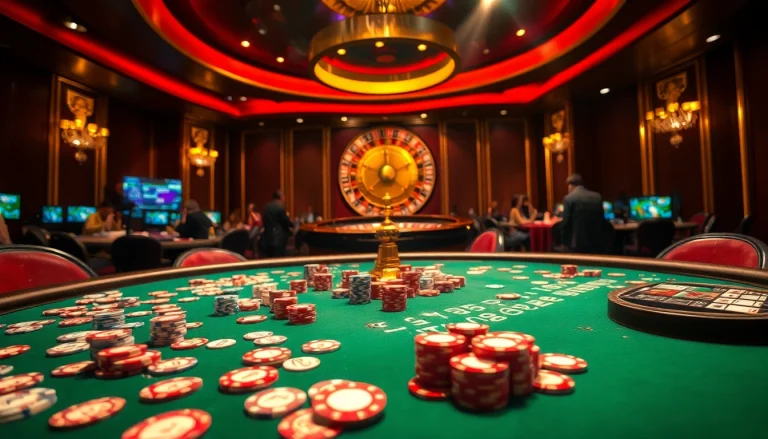 Engage in the thrilling tg88 sale experience with vibrant poker chips and casino tables.