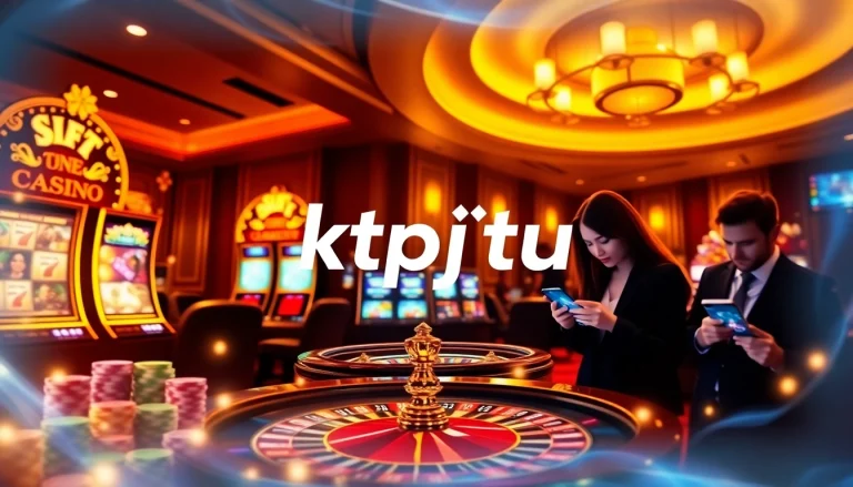 Spin to win with kpjitu on a luxurious online gambling interface filled with exciting visuals.